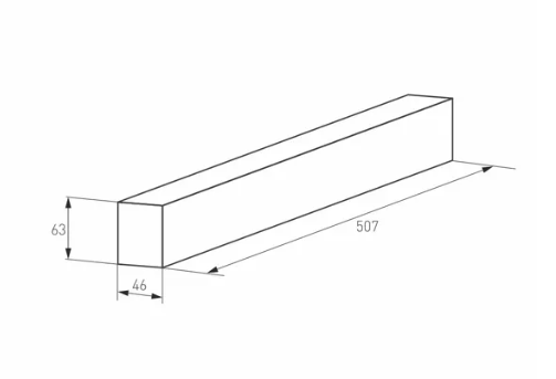 Трек MAG-TRACK-4563-500 (BK) (Arlight, IP20 Металл, 3 года)
