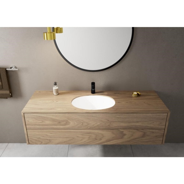 Смеситель для раковины 100, без сливного набора Hansgrohe Vernis Blend 71580670, матовый черный