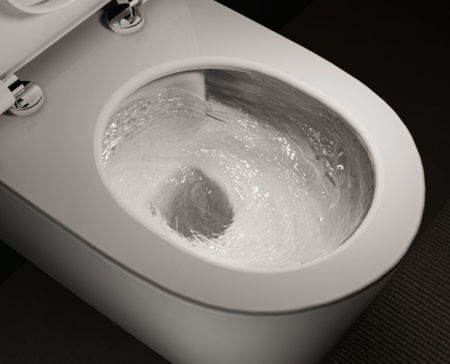 Инновационный безободковый унитаз VitrA Nest QuantumFlush c ламинарным потоком
