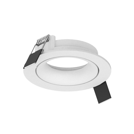 Technolight Рамка Твист 85 круглая поворотная RAL 9016 белая