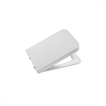 Крышка для унитаза Roca Inspira Square Soft Close, петли хром 