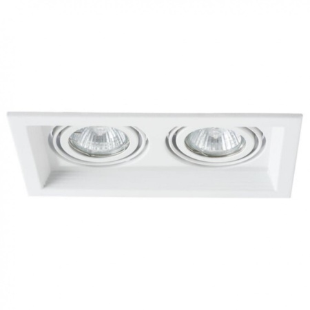 Встраиваемый светильник Arte Lamp A6661PL-2WH CANIS под лампы 2xGU10 50W