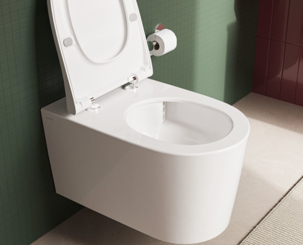 Инновационный безободковый унитаз VitrA Nest QuantumFlush c ламинарным потоком